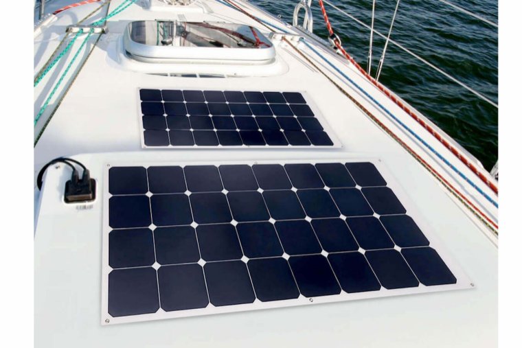 Båd solanlæg 1000Wh (2x 130Wp) Flex MPPT