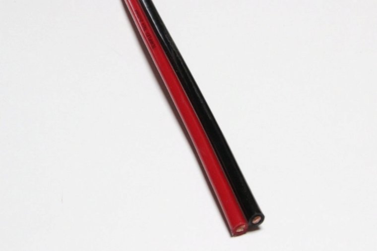 Batterikabel 2x25 mm2 Twin rød/sort pr. m.