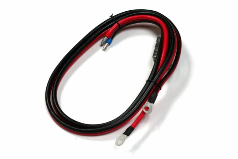 Laderegulatorkabel 50A, 1.5m, 10mm2, ø6-rør