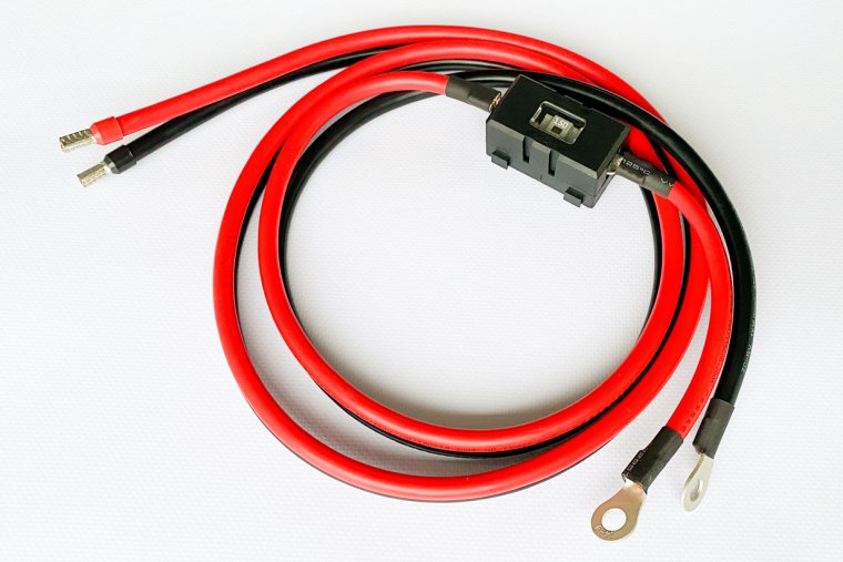 Laderegulatorkabel 150A 1.5m, 16mm2, ø8-rør