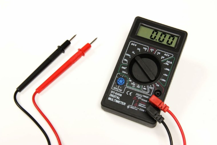Multimeter DT (Manuel områdevalg)
