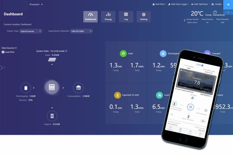 HybridPower 2000G/2000X Webmonitor