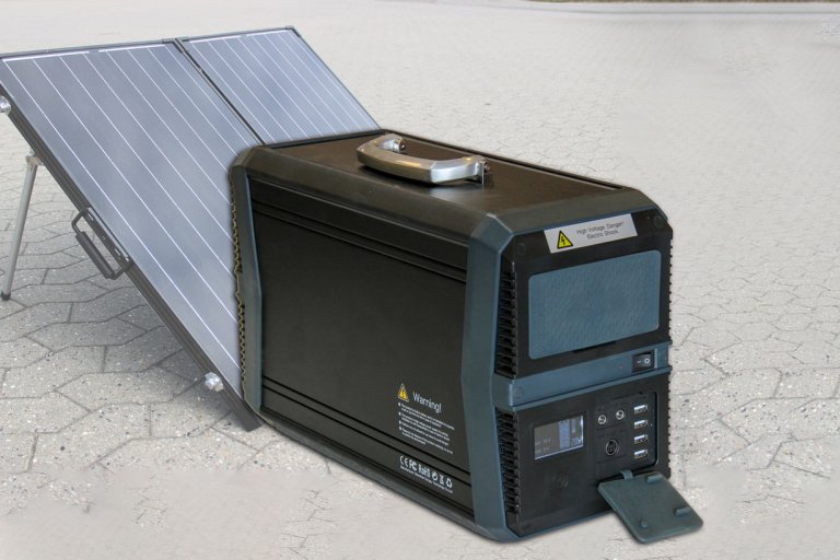 Campingkit 1000 med 200W solcellekuffert