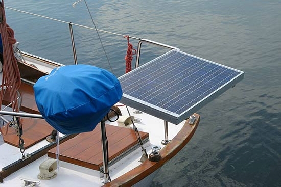 Båd solanlæg 800Wh 100Wp) MPPT