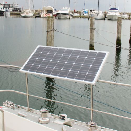 Båd solceller